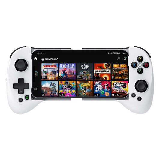 Mobile Game Controller for Iphone/Android with PHONE CASE Support, Bluetooth Wireless Gamepad - PS Remote Play, Xbox Cloud, Steam Link, Geforce NOW, Mfi Arcade Games-Long Battery Life